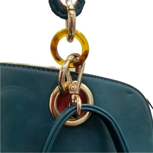 Teal Multifunctional Satchel Crossbody Shoulder Ba - Picture 11 of 16